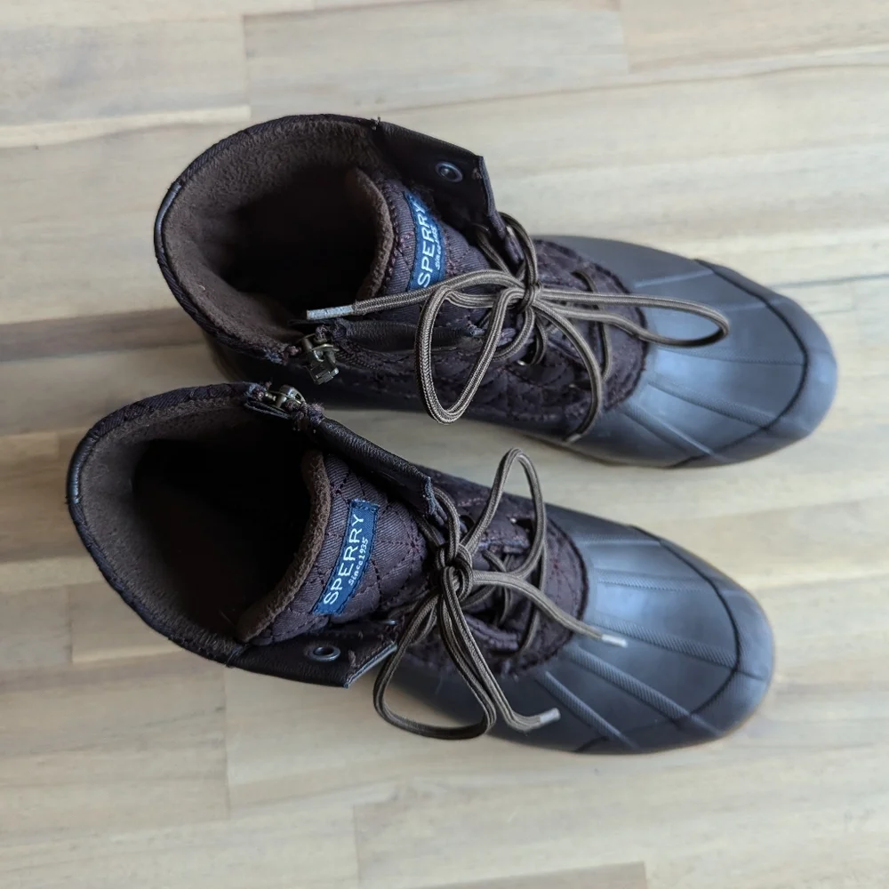 SPERRY‎ Top-Sider Saltwater Brown Duck Boots